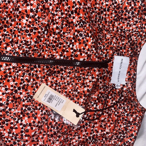 Rebecca Minkoff Jumpsuit Women Size‎ Medium Floral Red Clover Jumper Boho Street - Picture 9 of 16